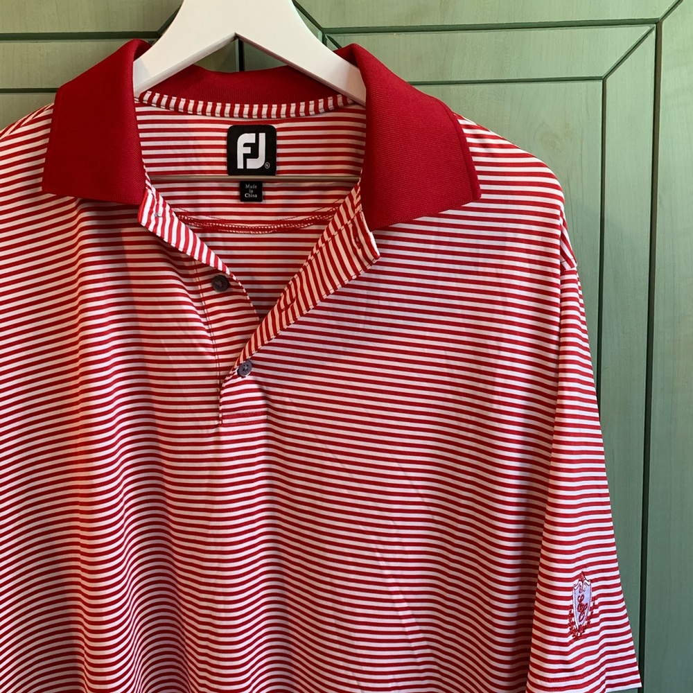 *LIKE NEW Men’s XL FootJoy Golf Striped Polo